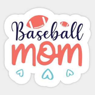 Baseball Mom Sticker